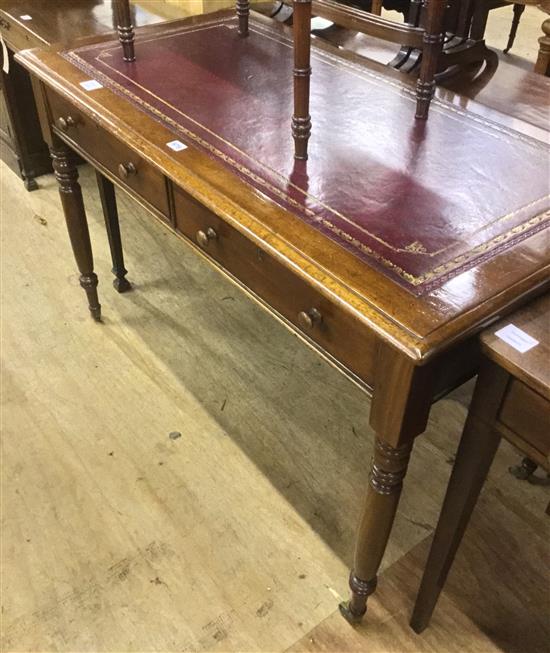 Victorian mahogany writing table